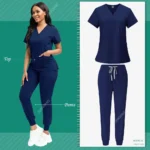 kf-S793d00cdb981465a97dc49970490e079r-Slim-Fit-Women-Scrubs-Sets-Hospital-Medical-Uniforms-Nurses-Accessories-Dental-Clinic-Beauty-Salon-Spa-Workwear