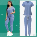 kf-S793d00cdb981465a97dc49970490e079r-Slim-Fit-Women-Scrubs-Sets-Hospital-Medical-Uniforms-Nurses-Accessories-Dental-Clinic-Beauty-Salon-Spa-Workwear