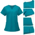 kf-Se8cddf3403614865acf4e2909042198fR-New-Scrubs-Set-Medical-Uniforms-Stretch-Scrub-Tops-With-Pocket-Pants-Nurse-Uniform-Doctor-Surgery-Overalls