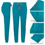 kf-Se8cddf3403614865acf4e2909042198fR-New-Scrubs-Set-Medical-Uniforms-Stretch-Scrub-Tops-With-Pocket-Pants-Nurse-Uniform-Doctor-Surgery-Overalls